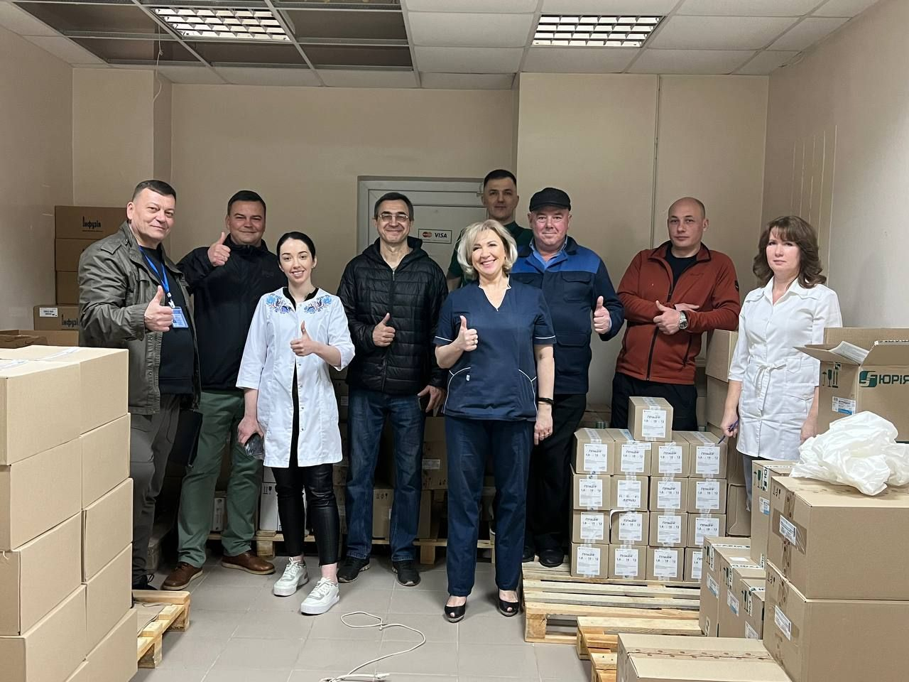 Arterium handed over its own trademark medicine to the Kyiv City Clinical Hospital No. 8.